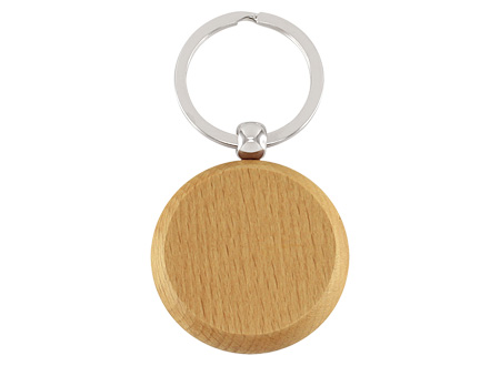 LLAVERO REDONDO DE MADERA