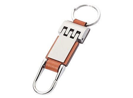 LLAVERO METAL-CUERO.
