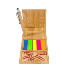 ORGANIZADOR DE ESCRITORIO DE BAMBÚ