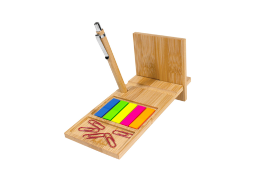 ORGANIZADOR DE ESCRITORIO DE BAMBÚ - Imagen 3