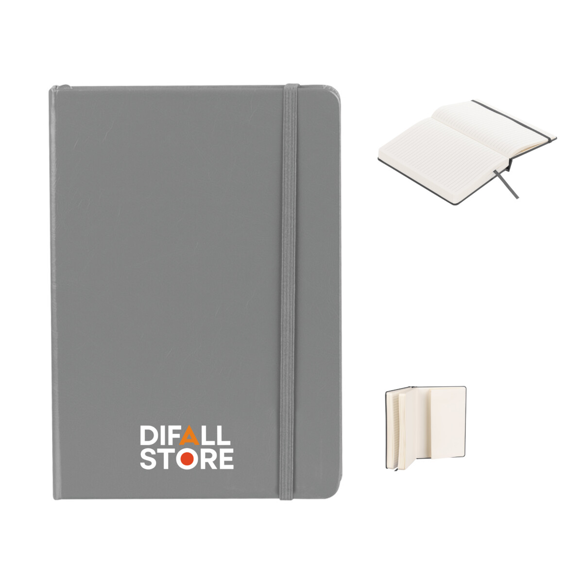 Cuaderno "ROMA" con tapa dura de Eco-Cuero y 196 hojas. - Imagen 4