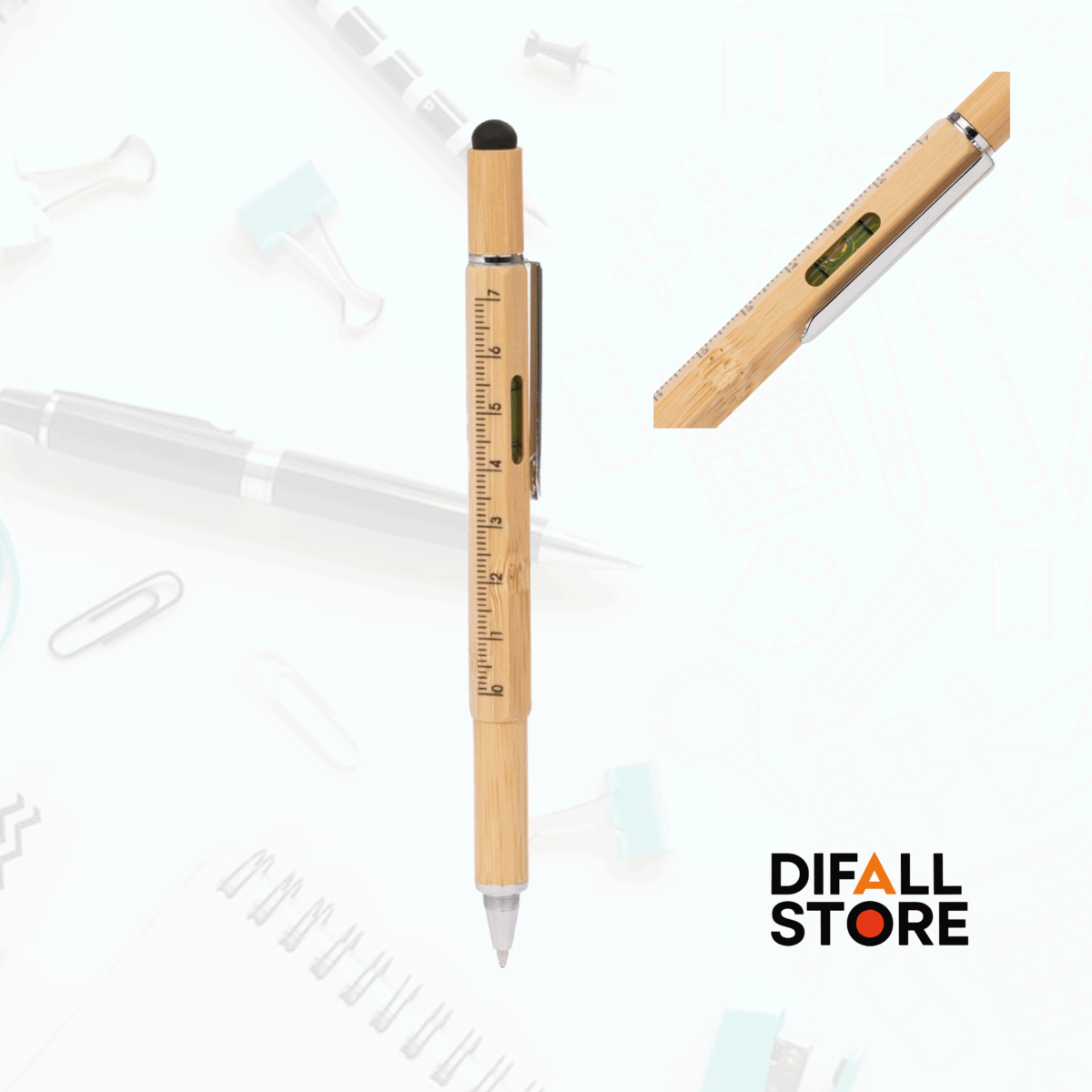 Bolígrafo con Regla y Destornilladores - Imagen 2