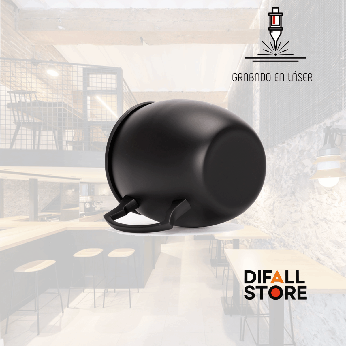 Tazón metálico "MATT BLACK" 400cc - Imagen 3