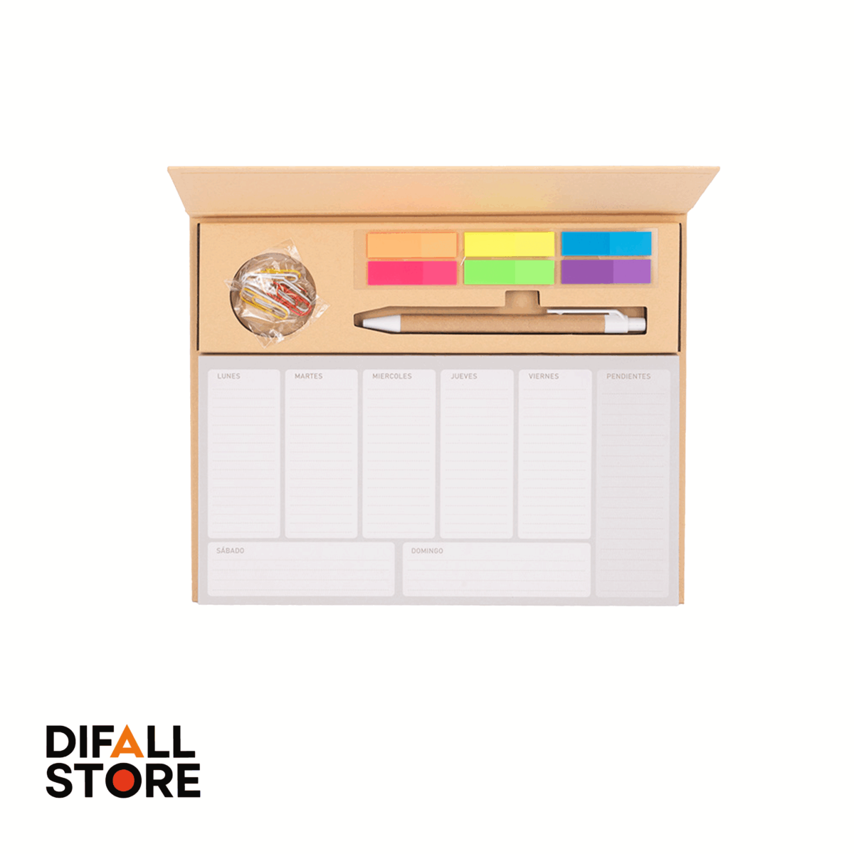 Set de Escritorio con Planner semanal - Imagen 2