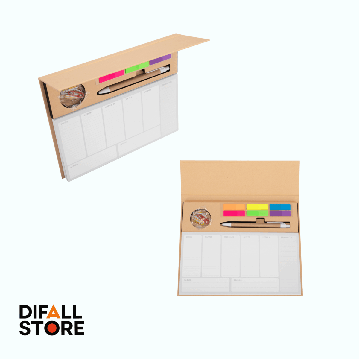 Set de Escritorio con Planner semanal - Imagen 4